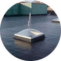 EPDM roofing system for flat roofs in Michigan