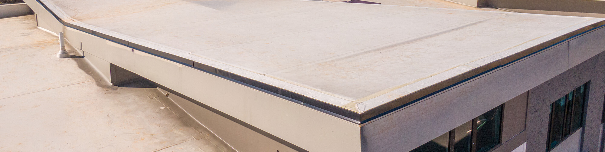 Roof made from TPO material