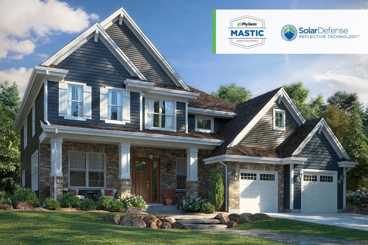 home with finished siding replacement in michigan