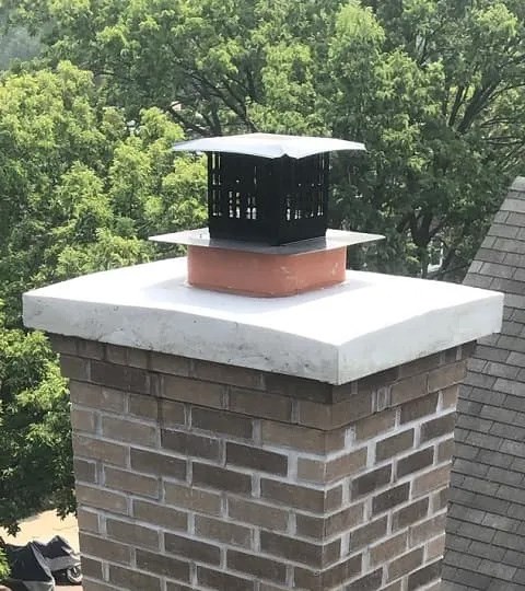 Chimney repair project in Grand Rapids