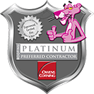 Owens Corning Platinum Preferred Contractor