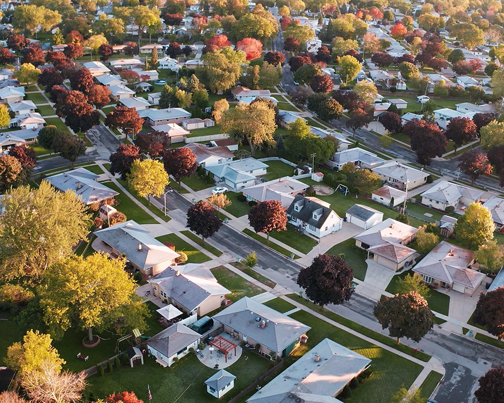 Houses in Alto, Michigan with new roofs and roof repairs