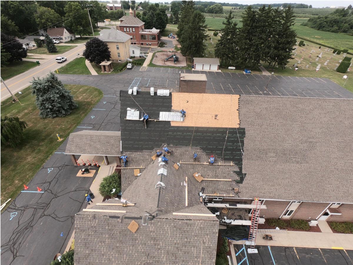 roof replacement for church in michigan