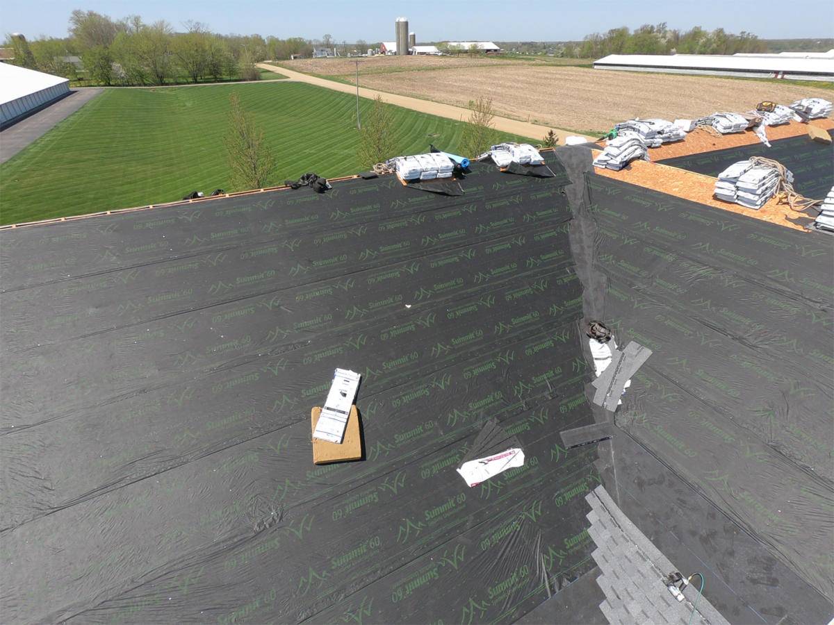 replacing a roof in hudsonville