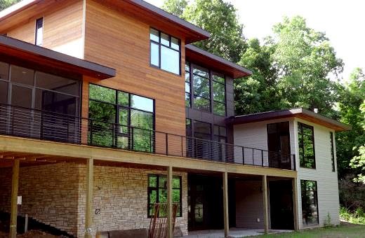 modern home siding installation in michigan