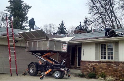 reshingling a home in michigan