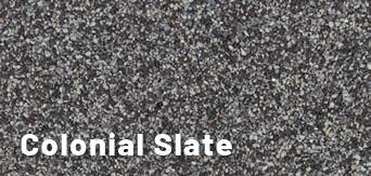 Colonial Slate shingle color option for flat roofing