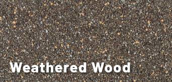 weathered wood flat roof installation