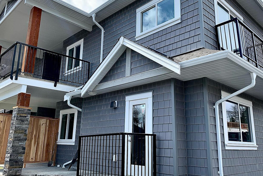 New vinyl siding on home in Cadillac, Michigan