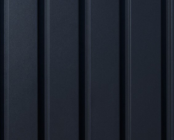 Vertical panel siding style