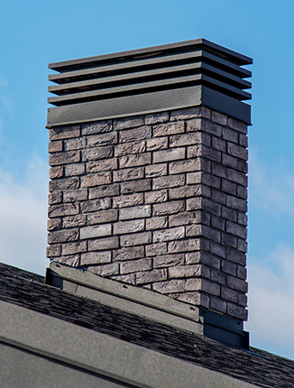 Chimney repair project in West Michigan