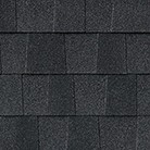 black roof shingle