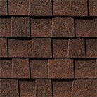 Hickory deep brown roof shingle