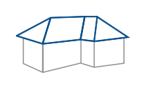 Cross hipped roofing quote in Michigan