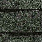 Hunter Green roof shingle color swatch