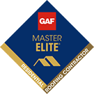 GAF elite master roofing award icon